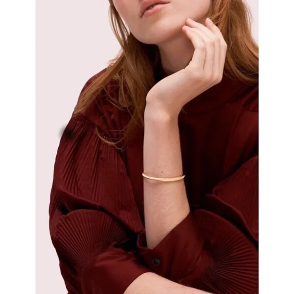 KATE SPADE • Raise The Bar Crystal Cuff Bracelet